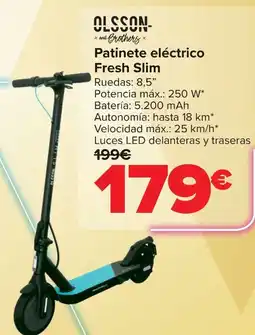 Carrefour OLSSON Patinete eléctrico Fresh Slim oferta
