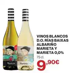 El Corte Inglés Marieta - vinos blancos d.o. rías baixas albariño oferta