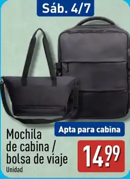 ALDI Mochila de cabina/ bolsa de viaje oferta