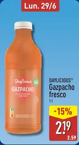 ALDI DAYLICIOUS Gazpacho fresco oferta