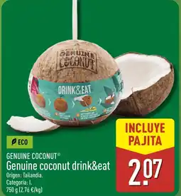 ALDI GENUINE COCONUT Genuine coconut drink&eat oferta