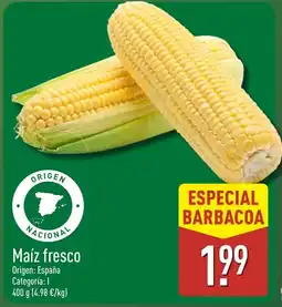 ALDI Maíz fresco oferta