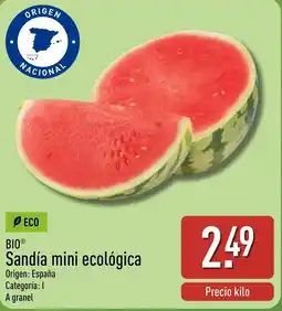 ALDI BIO Sandía mini ecológica oferta