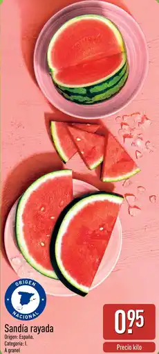 ALDI Sandía rayada oferta