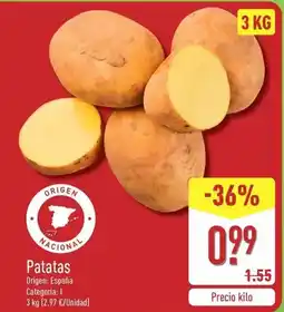 ALDI Patatas oferta