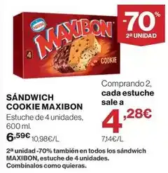 El Corte Inglés Maxibon - cookie oferta