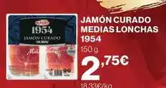 El Corte Inglés Elpozo - jamon curado medias lonchas oferta