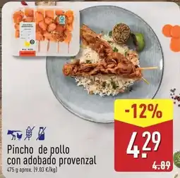 ALDI Pincho de pollo con adobado provenzal oferta