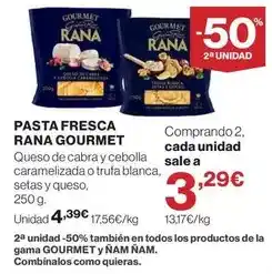El Corte Inglés Rana - pasta fresca gourmet oferta