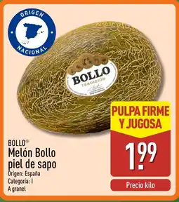 ALDI BOLLO Melón Bollo piel de sapo oferta