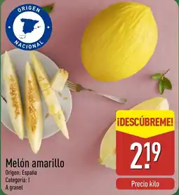ALDI Melón amarillo oferta
