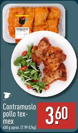 ALDI Contramuslo pollo tex- mex oferta
