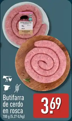 ALDI Butifarra de cerdo en rosca oferta