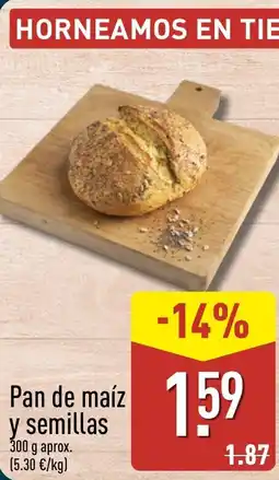 ALDI Pan de maíz y semillas oferta