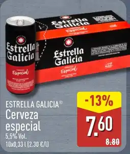 ALDI ESTRELLA GALICIA Cerveza especial oferta
