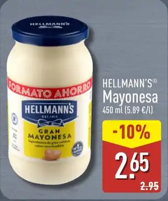ALDI HELLMANN'S Mayonesa oferta