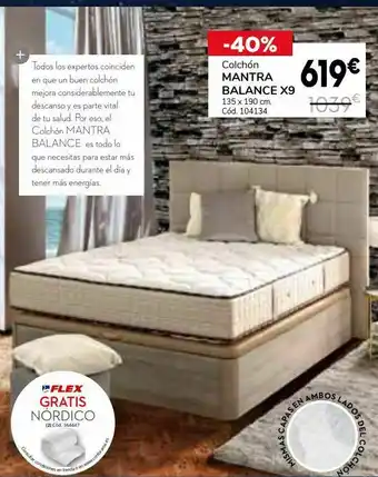 Conforama Colchon mantra balaance x9 oferta