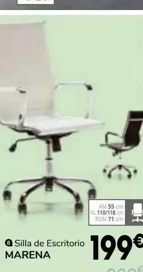 Conforama Sillas de escritorio marena oferta