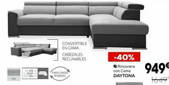 Conforama Rinconera con cama daytona oferta