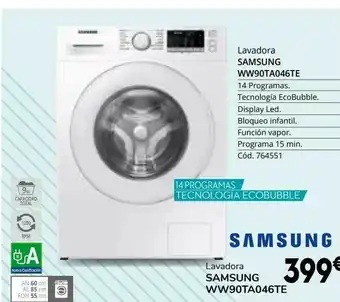 Conforama Lavadora carga frontal samsung oferta