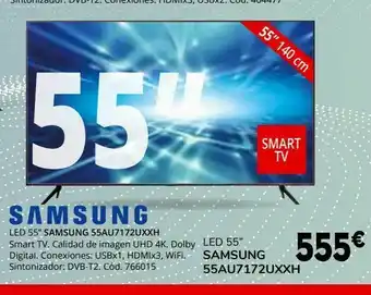 Conforama Smart tv led 55'' samsung oferta