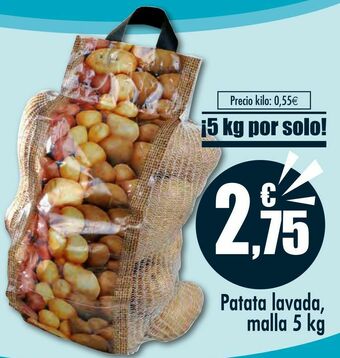 Unide Supermercados Patata lavada, malla 5 kg oferta