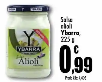 Unide Supermercados Salsa alioli ybarra, 225 g oferta