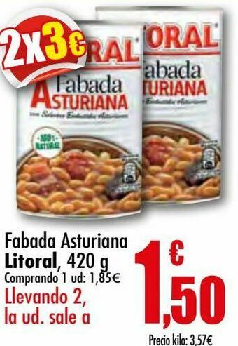 Unide Supermercados Fabada asturiana litoral, 420 g oferta