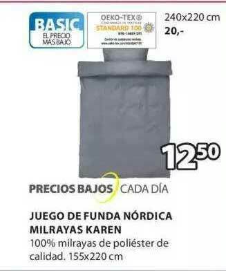 JYSK Juego De Funda Nórdica Milrayas Karen oferta