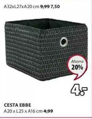 JYSK Cesta Ebbe oferta