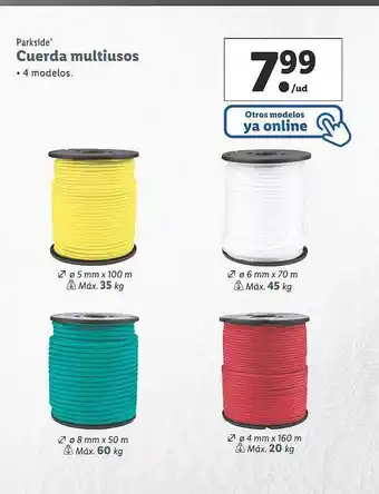 Lidl Cuerda Multiusos oferta