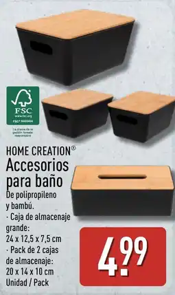 ALDI HOME CREATION Accesorios para baño oferta