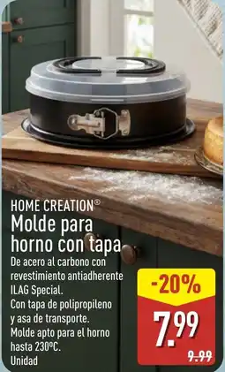 ALDI HOME CREATION Molde para horno con tapa oferta