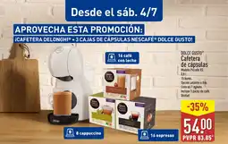 ALDI DOLCE GUSTO Cafetera de cápsulas oferta