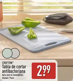 ALDI CROFTON Tabla de cortar antibacteriana oferta