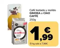 Supeco Gimoka/ciao caffè - café tostado y molido oferta