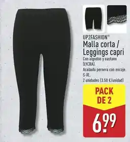 ALDI Up2fashion - malla corta/leggings capri oferta