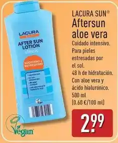 ALDI Lacura sun - aftersun aloe vera oferta