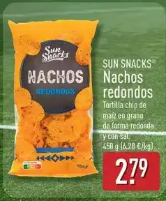 ALDI Sun snacks - nachos redondos oferta