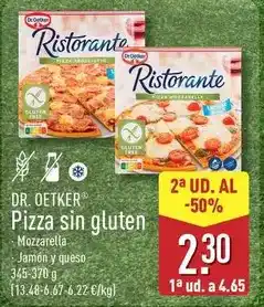 ALDI Dr oetker - pizza sin gluten oferta