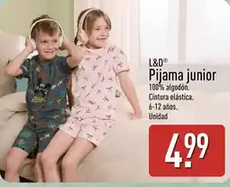 ALDI L&D Pijama junior oferta