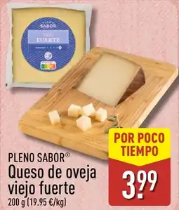 ALDI PLENO SABOR Queso de oveja viejo fuerte oferta