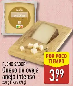 ALDI PLENO SABOR Queso de oveja añejo intenso oferta