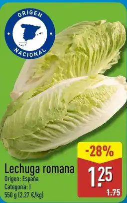 ALDI Lechuga romana oferta
