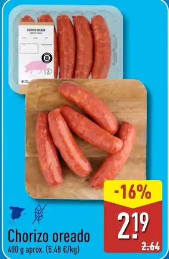 ALDI Chorizo oreado oferta
