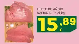 HiperDino Filete de añojo nacional oferta