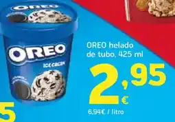 HiperDino OREO helado de tubo oferta