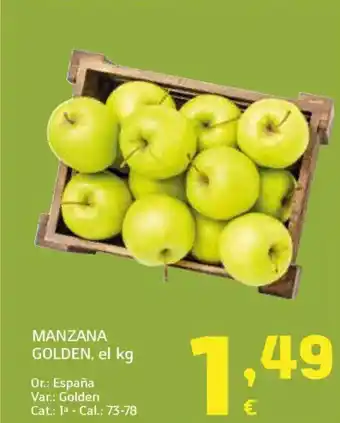 HiperDino Manzana golden oferta