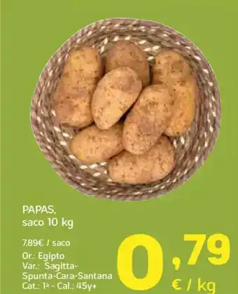 HiperDino Papas oferta