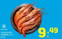 HiperDino Langostino gambón n° 2 oferta
